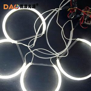 ไฟวงแหวน CCFL Angel Eyes 12V สำหรับรถยนต์รุ่น E46 E39 E38 อุปกรณ์ตกแต่งไฟหน้า - Product Image 1