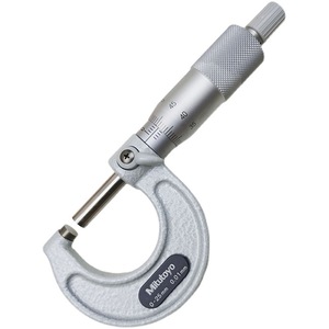 Mitutoyo Outside <b>Micrometer</b> 0-25mm 0.01mm Resolution Precision Measurement Tool - Product Image 2