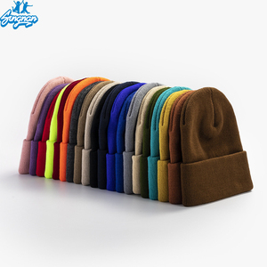 Chapeau bob réversible en gros pour hommes et femmes, <span class=keywords><strong>bonnet</strong></span> pour temps froid, usage extérieur, 100% acrylique, chapeaux tricotés respirants - Product Image 2