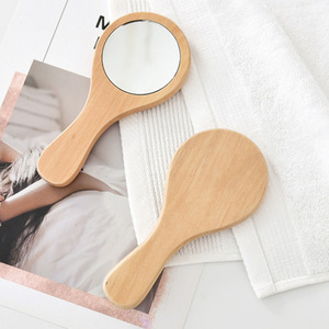 Miroir de <span class=keywords><strong>maquillage</strong></span> cosmétique à main de conception moderne en gros, miroir de poche de salon de beauté avec poignée, logo <span class=keywords><strong>et</strong></span> emballage personnalisés - Product Image 1