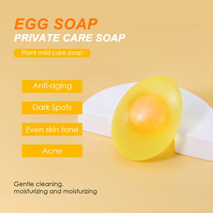 OEM/ODM 80g Aceite de Coconu Jabón de yema de huevo Belleza Facial y cuerpo Blanqueamiento DE LA PIEL Limpieza Hidratante Jabón de huevo Jabón hecho a mano - Product Image 2