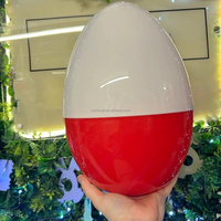 30cm Sortierte Riesige Öffnbare Befüllbare Eier Jumbo-Ostereier für Süßigkeiten-Behälter DIY Gefüllte Spielzeuge Gewinnspiel Jagdkorb-Spiele