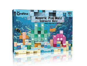 Hoge Kwaliteit 3d Magnetische Bouwstenen Set Creatieve Diy Wereld Magneet Kubus Plastic Materiaal - Product Image 6