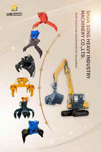 Fabrieksaanbod Graafmachine <span class=keywords><strong>Log</strong></span> Hout Grijper Eenvoudige Structuur Hydraulisch Draaibaar Materiaal Handler Kern Motor Motor Versnelling - Product Image 6