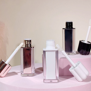 Tubes carrés transparents pour <span class=keywords><strong>gloss</strong></span> à lèvres de 3 ml, tubes vides à double couche électro-plaqués or <span class=keywords><strong>rose</strong></span> pour l'emballage de <span class=keywords><strong>gloss</strong></span> à lèvres et d'huile à lèvres - Product Image 6