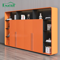 Ensemble bureau et armoire de direction sur mesure de style Art Déco haut de gamme, projet clé en main, approvisionnement unique, personnalisation complète de l'ensemble du bureau
