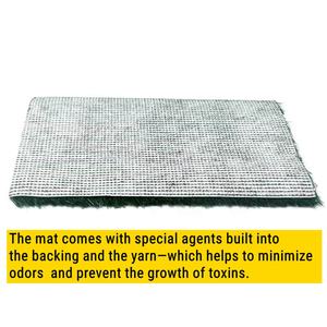 Tapis d'été respirant en gazon synthétique pour chiens, gazon artificiel lavable avec plateau, tapis de toilette extra large pour chiens - Product Image 6