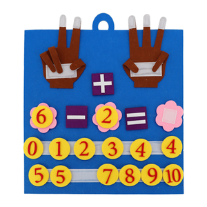 Juguetes Educativos de Fieltro para Niños Pequeños, Aprendizaje Temprano de Conteo, Números, Matemáticas, Inteligencia, Sensoriales - Product Image 1