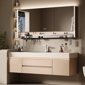 Bộ tủ phòng tắm thông minh-Chậu rửa phòng tắm đơn giản và hiện đại - Product Image 4