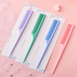 Peigne <span class=keywords><strong>à</strong></span> queue de rat en plastique pour <span class=keywords><strong>coiffeur</strong></span>, outils de coiffure, queue pointue de plus de 20 cm, pour hommes et femmes, usage domestique, peigne <span class=keywords><strong>à</strong></span> démêler les cheveux - Product Image 2