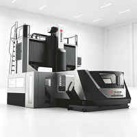 Centre d'usinage CNC à portique horizontal haute rigidité, commande Mitsubishi BT50, pour usinage de métaux lourds en usine, MIVA