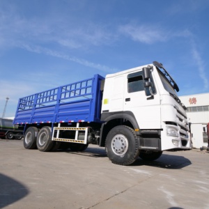 시노트럭 6x4 20톤 중고 트럭 371마력 375마력 유로 2 배출 기준 호보 10타이어 중고 화물 트럭 - Product Image 3