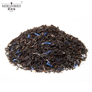 Mezcla de té negro Kungfu con sabor a bergamota al por mayor Earl Grey Blue Black Tea con aciano - Product Image 4