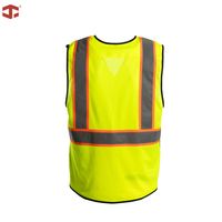 Gilet de travail haute visibilité en maille JIADE avec revêtement argenté 190T, sangles réfléchissantes, équipement de sécurité respirant pour la gestion du trafic