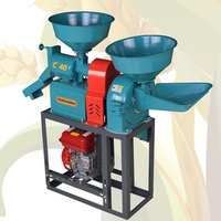 Nouvelle machine commerciale/domestique 3-en-1 pour le décorticage et le broyage du riz et du maïs, moulin à farine et broyeur de riz pour le maïs et le blé