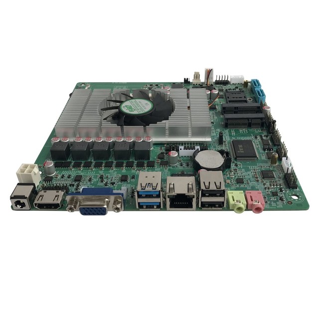 Factory Mini ITX Motherboard Intel DDR3 8GB 4*2.5G LAN 2*M.2 1*PCIE4X 6*SATA Home NAS MINI PC Desktop Gaming Pc