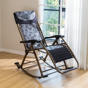 Silla de ocio plegable para adultos al por mayor, mecedora para balcón para el almuerzo, <span class=keywords><strong>tumbonas</strong></span> para ancianos - Product Image 1