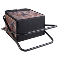 Sac isotherme pliable avec grande capacité, poche avant zippée et poignées de transport, lavable et durable