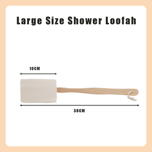 Ultra Soft Natural Loofah Bath Brush Oval-Shaped Eco-Friendly Exfoliating Massage Scrub for Back and Body Skincare - Product Image 5