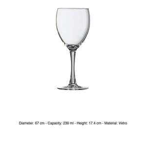 Verre à eau Princesa en verre trempé 23 cl Arcoroc H 17,4 cm Ø 6,7 cm - Product Image 3