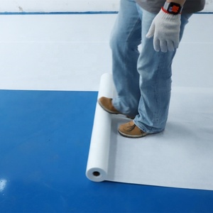 Feltro Protettivo per Pittori Personalizzato, Resistente, Spesso, 180gr 1*50m, Bianco, Adesivo, in Poliestere, per Protezione Pavimenti - Product Image 2