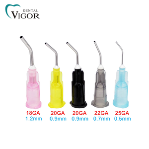Dental Composite Resin <b>Syringe</b> Tips Flowable Blunt Dental Pre Bent <b>Needle</b> Tips - Product Image 3