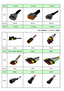 Conector Automotriz Hembra Impermeable de 2 Pines y 2.2mm 7283-7021-10 90980-10901 con Arnés de Cables de 2 Pines y 18AW de 15CM para Toyota - Product Image 3