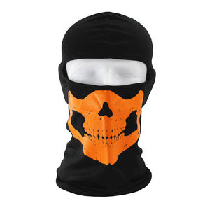 Vente en gros cagoule personnalisée en coton stéréoscopique anti-décoloration masque de crâne d'halloween respirant sueur pull bonnet chapeaux - Product Image 6