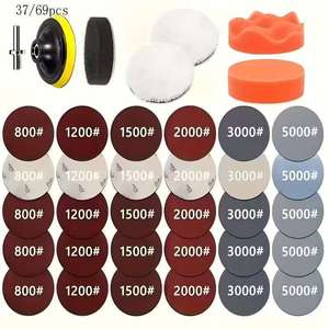 Kit de polissage de voiture, éponge de ponçage de 3 pouces, adaptateur M10 pour retouche de cirage - Product Image 3