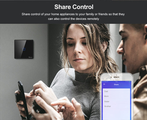 SONOFF Công Tắc Cảm Ứng Gắn Tường Thông Minh WiFi T1/T2/T3/T0 EU/UK/US 1/2/3Gang Điều Khiển Tất Cả Các Nhà Thông Minh - Product Image 5