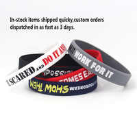 Prix usine en stock Bracelet en silicone en relief motivationnel Sport de haute qualité RIEN VIE FACILE Jeux Bracelet en silicone