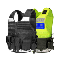 Gilet tactique réfléchissant léger et imperméable à haute visibilité pour la sécurité routière