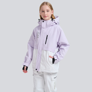 Conjunto de Traje de Esquí para Niños Kuangjian, Chaqueta y Pantalones de Esquí Impermeables con Acolchado Térmico de 20.000 mm para Niños y Niñas - Product Image 3