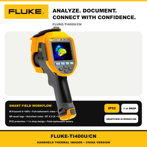 TI400U/CN Handheld Infrared <b>Thermal</b> <b>Imaging</b> <b>Camera</b> 384x288 75mK UltraFocus for Industrial Inspection - Product Image 4