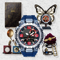 Jam Tangan Sport Analog Digital Pria SMAEL 1921 dengan Lampu Latar, Tahan Air, Quartz, Tali Karet