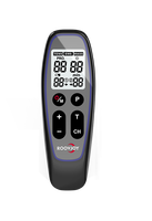 Appareil de massage TENS EMS sans fil avec télécommande, disponible en version OEM, contrôle indépendant double canal, 18 modes, thérapie par impulsions rechargeable
