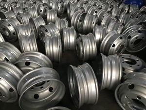 ล้อรถบรรทุกแบบใหม่ ขนาด 22.5x8.25 11R22.5 ผลิตจากอะลูมิเนียมฟอร์จ  ไม่มียางใน สีโครเมียมเงิน รุ่นรับประกัน 5 ปี - Product Image 6