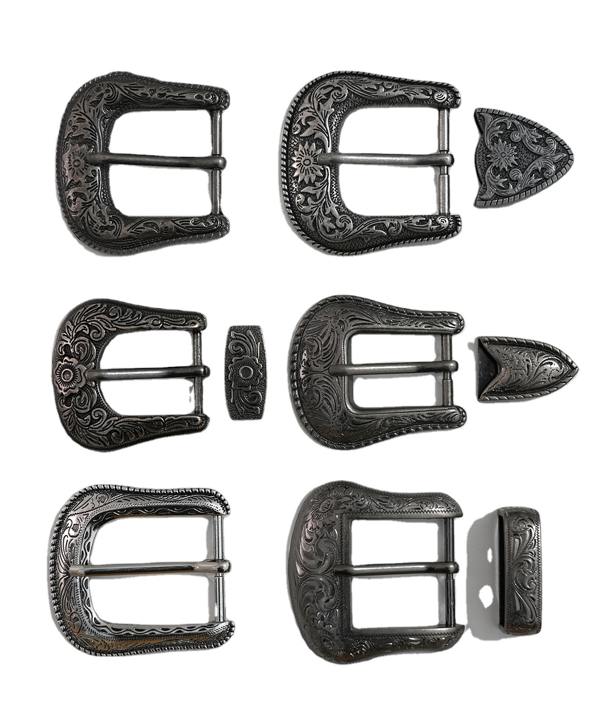 Factory Hot Sales 38mm Custom 3 Pieces Western Rhinestone 