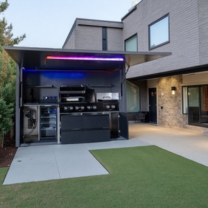 <span class=keywords><strong>Cucina</strong></span> da Giardino con Mobili Modulari e Isola Grill, Armadietti per <span class=keywords><strong>Cucina</strong></span> Esterna - Product Image 3