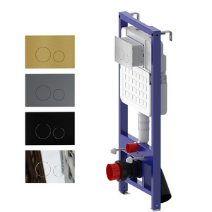 Per la toilette nascosta a doppio filo in HDPE con serbatoio regolabile 3L-9L Design moderno a parete per bagni compatti nel Regno Unito - Product Image 4
