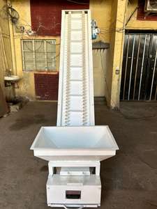 Transportador de correa inclinado elevador de tolva de grado alimenticio vegetal de alta calidad para la industria alimentaria - Product Image 2