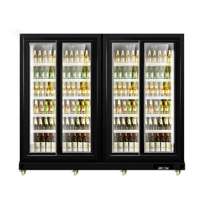 ตู้แช่เครื่องดื่มอุณหภูมิเดียวสำหรับใช้ในเชิงพาณิชย์ชั้นวางของแบบปรับได้5ชั้นสำหรับควบคุมระบบดิจิทัลแบบไร้น้ำแข็ง - Product Image 2