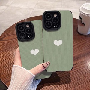 Sfondo verde amore cuore stampa morbida custodia per telefono cellulare in pelle TPU per <span class=keywords><strong>Iphone</strong></span> 17 8 X Xr Xs 11 12 13 14 15 16 Pro Max - Product Image 1