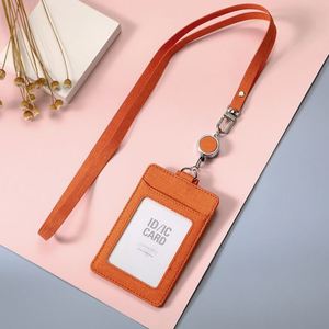 Porta Tarjetas de Identificación de Cuero con Cordón Retráctil para Profesores - Product Image 3