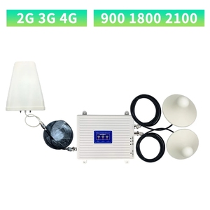 Di động repeater GSM DCS <span class=keywords><strong>WCDMA</strong></span> 900 1800 <span class=keywords><strong>2100</strong></span> Tri ban nhạc 2G 3G 4G tín hiệu tăng cường tín hiệu di động khuếch đại 2 trong nhà ăng ten Set - Product Image 4