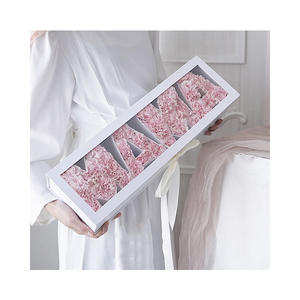 Ammy finestra rettangolare trasparente sapone fiore confezione regalo lettera confezione regalo festa della mamma scatola di fiori conservata sacchetto regalo - Product Image 4