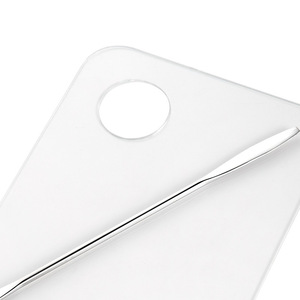 Palette de maquillage en plastique de Chine, 2 pièces, palette de mélange transparente, miroir, pinceau plat, fond de teint, essentiel pour les salons de beauté - Product Image 3