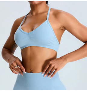 HEALY, conjunto activo personalizado Premium para mujer, sujetador y mallas transpirables elásticos, conjunto de entrenamiento deportivo para práctica de Yoga - Product Image 3