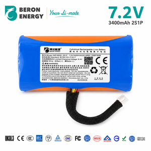 Pack de batteries personnalisé 7,2 V 3400 mAh 2S1P 18650 pour haut-parleur sans fil portable OEM ODM IEC62133 - Product Image 1