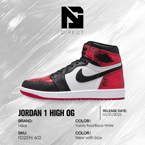 Zapatillas Deportivas Air Jordan 1 Retro High OG 'Ruby' para Mujer, con Cordones, Estilo Skateboard, Baloncesto y Caminata - Product Image 6